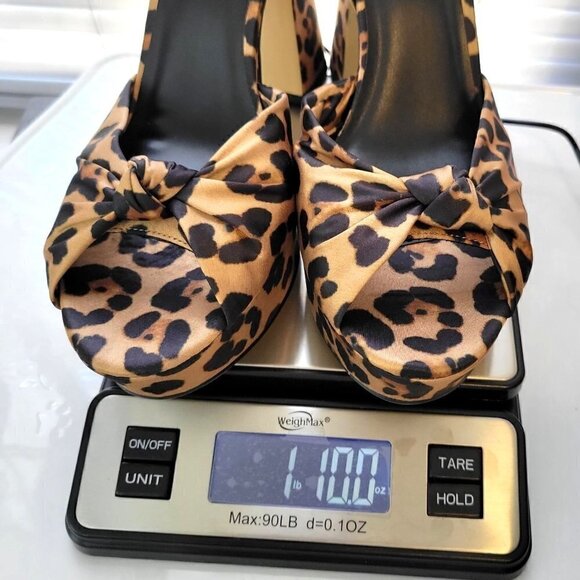 RAMPAGE Platform Dress Heels Leopard | Womens US 7.5 - Picture 11 of 16